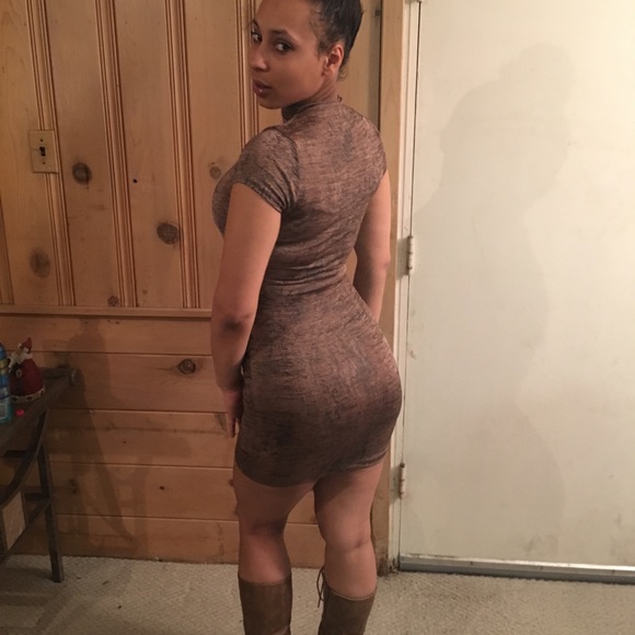 Copper Fashion Nova Dress Medium - Picture 2 of 7